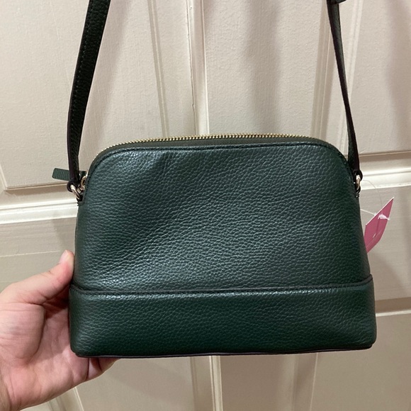 NWT Kate Spade Hanna Deep Evergreen Crossbody Purse Bag - Picture 11 of 13